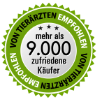 Siegel - mehr als 9000 glückliche Kunden
